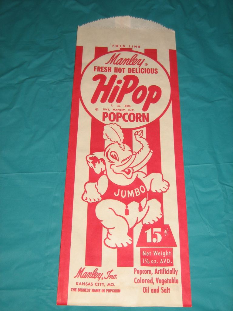 Manley Popcorn Bag